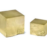 TWO CUBIC PYRITE CRYSTALS - photo 1