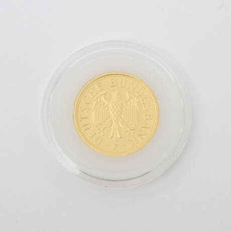 BRD / GOLD - 1 Deutsche Mark 2001 F, - Foto 1
