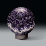 A VERY LARGE BANDED AMETHYST SPHERE - photo 4