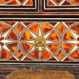 A SPANISH COLONIAL BRASS-MOUNTED AND EBONY, BONE AND TORTOISESHELL-INLAID CABINET-ON-STAND - photo 12