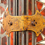 A SPANISH COLONIAL BRASS-MOUNTED AND EBONY, BONE AND TORTOISESHELL-INLAID CABINET-ON-STAND - photo 17