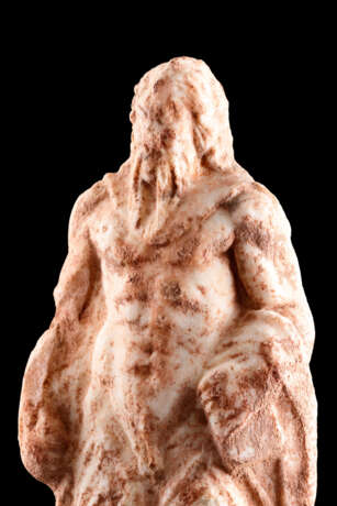 A LATE HELLENISTIC OR EARLY ROMAN MARBLE FIGURE OF PAN - photo 5