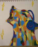 Olga Chernova (né en 2007). Картина. Недорогая картина. Собаки. Музыка. Талант собаки.