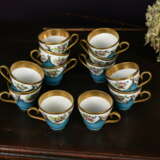 Coffee set “Antique set of 12 coffee cups”, Porcelain, See description, 1880 - photo 2