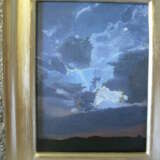 Gemälde „Das Gemälde RIPPED SKY“, Leinwand, Ölfarbe, Realismus, Landschaftsmalerei, 2020 - Foto 1
