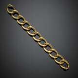 Yellow gold chain bracelet - photo 1