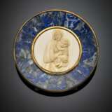CHIAPPE | Madonna and Child bone relief with lapis and gilt silver frame - фото 1