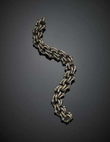 Silver chain bracelet - фото 1