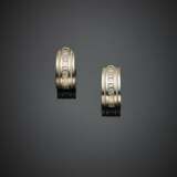 TIFFANY & CO | 925/1000 silver earclips with roman numbers - photo 1