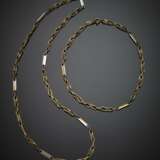 Two bi-coloured gold necklaces - фото 1