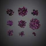 Lot of many rubies of various size and shape in all ct. 91.65 circa. - photo 1