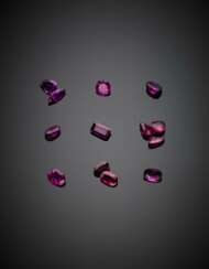 Lot comprising many rubies in all ct. 24.50 circa of various shapes and dimensions.