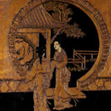 A CHINESE EXPORT COROMANDEL LACQUER EIGHT-LEAF SCREEN - photo 4