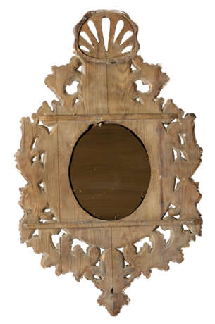 A PAIR OF SPANISH GILTWOOD AND POLYCHROME-PAINTED MIRRORS - Foto 5
