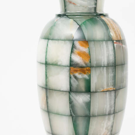 Onyx-Vase, 20. Jahrhundert - Foto 3