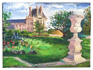 "Dans le jardin des Tuileries"