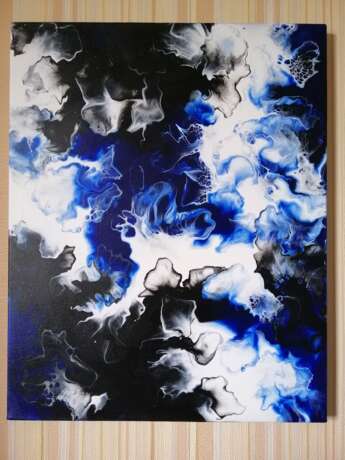 Синева Toile Peinture acrylique Art abstrait 2020 - photo 5