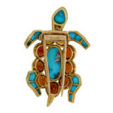 Cartier. CARTIER TURQUOISE AND CITRINE TURTLE BROOCH - photo 2