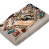 PARCEL-GILT SILVER AND ENAMEL CIGARETTE CASEMAKER’S MARK 'NB', MOSCOW, 1899-1908 - фото 1