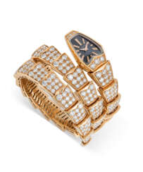 BULGARI DIAMOND 'SERPENTI' WRISTWATCH