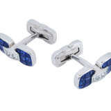 Graff. NO RESERVE GRAFF SAPPHIRE AND DIAMOND CUFFLINKS - photo 1