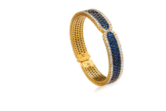 Van Cleef & Arpels. VAN CLEEF & ARPELS SAPPHIRE BANGLE - Foto 1