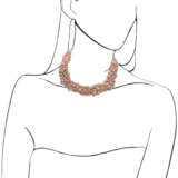 NO RESERVE COLOURED CULTURED PEARL NECKLACE; AND CULTURED PEARL AND GLASS NEGLIGÉ NECKLACE - photo 5