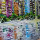 Краски города Gemischtes Medium Acrylfarbe Abstrakte Kunst Landschaftsmalerei 2020 - Foto 2