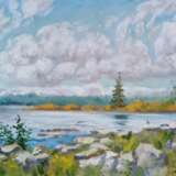 Painting “cloud”, Oil paint, Realist, Landscape painting, 2020 - photo 1