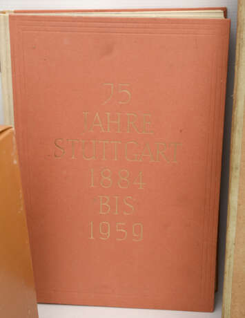 BÜCHER-KONVOLUT "STUTTGART", diverse Sachbücher/Monografien, Deutsches Reich/BRD 1889- 1984 - фото 7
