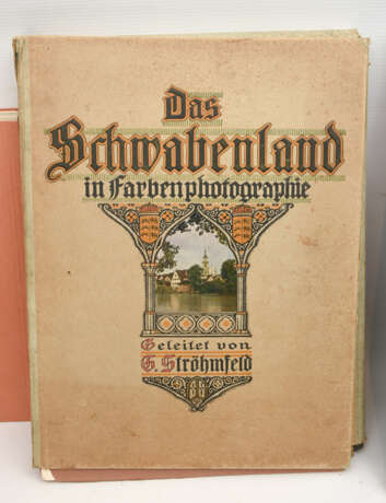 BÜCHER-KONVOLUT "STUTTGART", diverse Sachbücher/Monografien, Deutsches Reich/BRD 1889- 1984 - фото 8