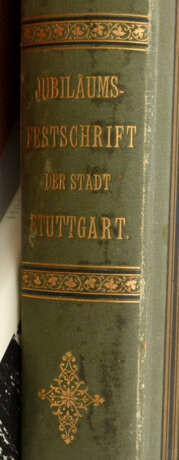 BÜCHER-KONVOLUT "STUTTGART", diverse Sachbücher/Monografien, Deutsches Reich/BRD 1889- 1984 - фото 10