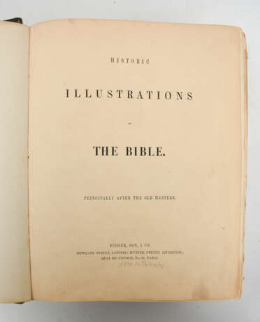 BIBEL UND BIBEL-ILLUSTRATIONEN, gebundene Ausgaben, Britisches Königreich 1840/ Deutsches Reich 1877 - photo 5