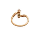 Ring mit Smaragd und Altschliffdiamanten - фото 4