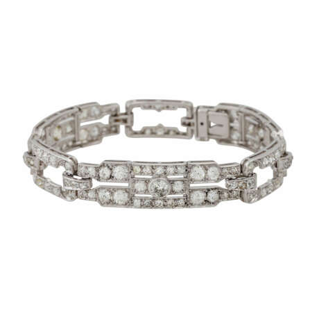 Art Déco-Stil Armband mit zahlreichen Diamanten - Foto 1