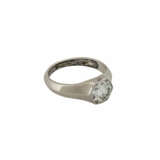 Ring mit Diamant von ca. 1,3 ct, - Foto 1