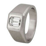 Ring mit Diamant im Smaragdschliff ca. 1,09 ct - photo 6