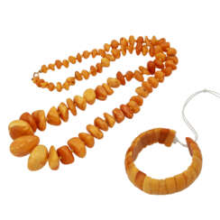 Set Bernsteinschmuck "Butterscotch"