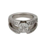 Ring mit Diamant von 2,71 ct, - Foto 2