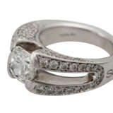 Ring mit Diamant von 2,71 ct, - Foto 6