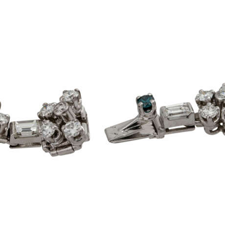 GÜBELIN Armband mit Brillanten zusammen ca. 4 ct und Diamantbaguettes - photo 6