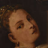 TIZIAN(O VECELLIO). Nach. "Mädchen mit Fruchtschale",Öl auf Leinwand nach Tizians Originalgemälde um 1555 - photo 2