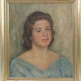 GERTRUD KOKEN-STEGEN,"Porträt einer junge Dame", Öl auf Leinwand, signiert und datiert , 20. Jahrhundert - Foto 1