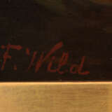 UNBEKANNTER KÜNSTLER, "Nach der Heuernte",Öl auf Leinwand, gerahmt und signiert, Anfang 20. Jahrhundert - photo 2