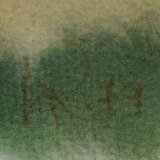 WILHELM LUIBreite:"Flusslauf", hinter Glas gerahmt, signiert und datiert - Foto 2