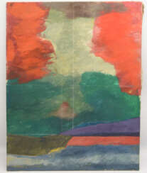 WERNER BUB, "Komposition", Öl auf Leinwand, um 1985