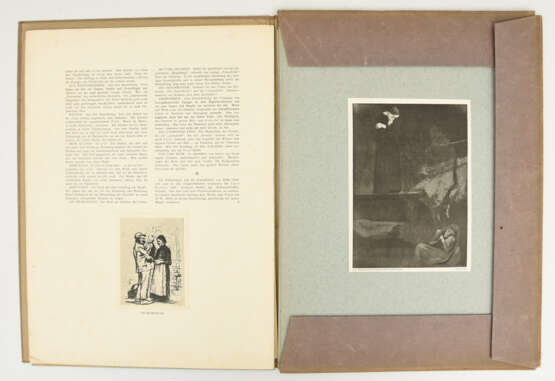 KÄTHE KOLLWITZ MAPPE, Druckgrafiken auf Papier in Pappmappe, Deutsches Reich um 1910 - Foto 1