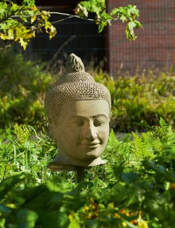 Überlebensgroßer Buddha-Kopf - photo 2
