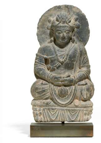 Sehr seltener und feiner sitzender Bodhisattva - photo 1
