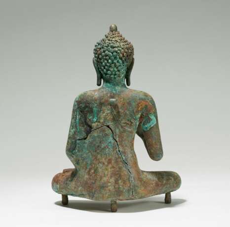 Seltener und bedeutender sitzender Buddha - photo 3